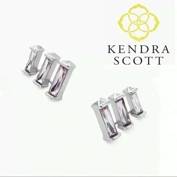 Kendra Scott Jewelry - NWT KENDRA SCOTT Lilac Brooks Silver Ear Climber